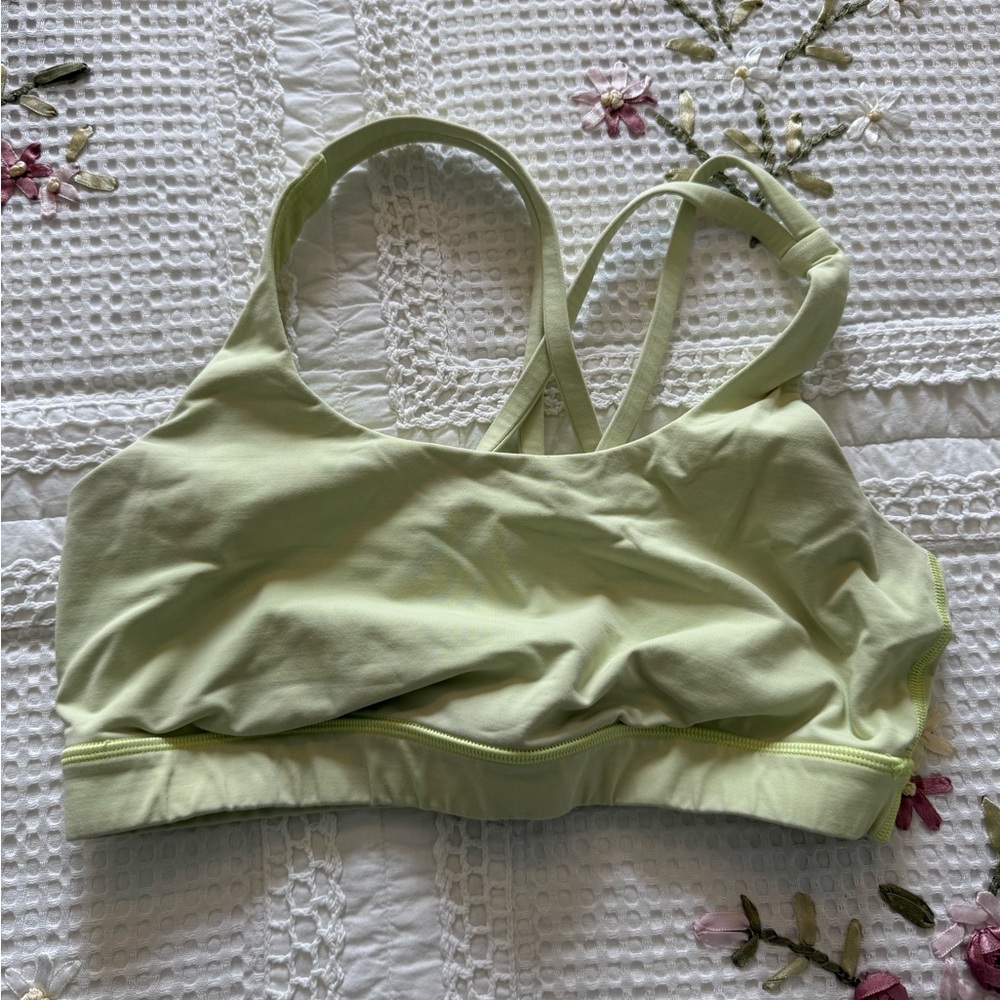 Women's Neon Lulu Sports Bra